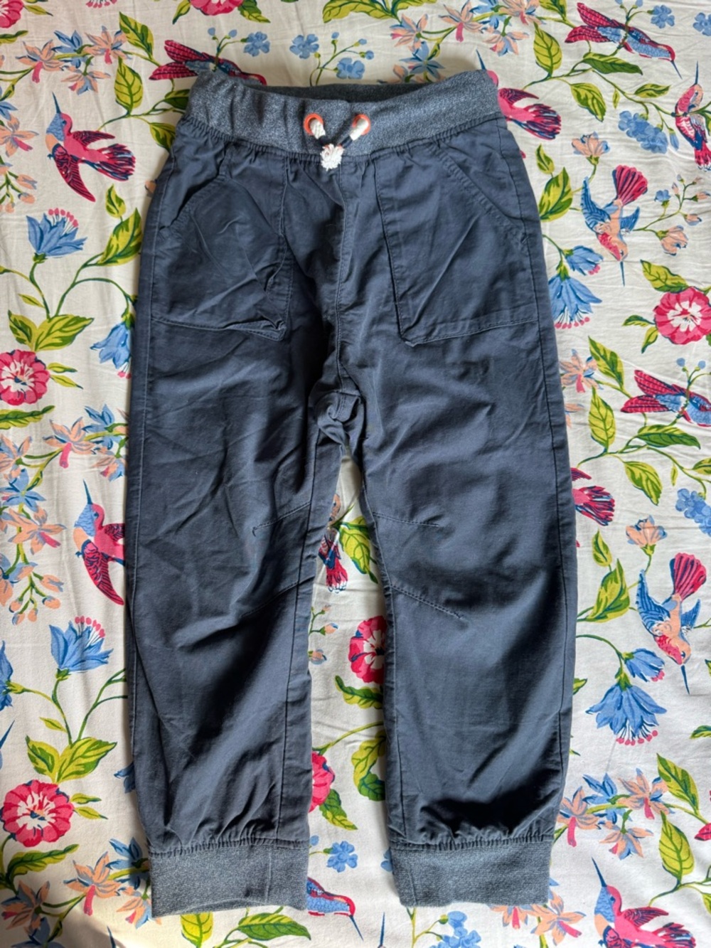 Cat & Jack Navy Drawstring Jogger Pants 3T